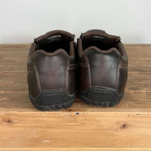 Skechers brown leather diameter nerves slip on loafers us mens size 10.5 - Picture 6 of 7